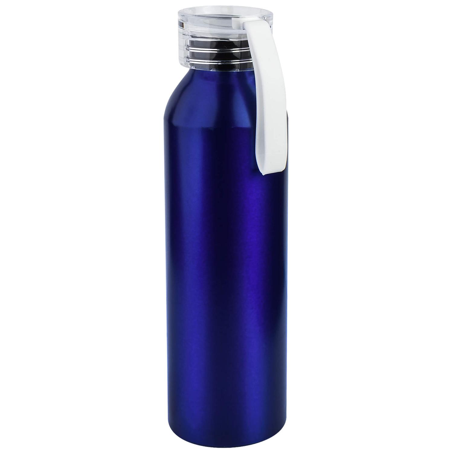Бутылка для воды VIKING BLUE 650мл. Синяя с белой крышкой 6140.07
