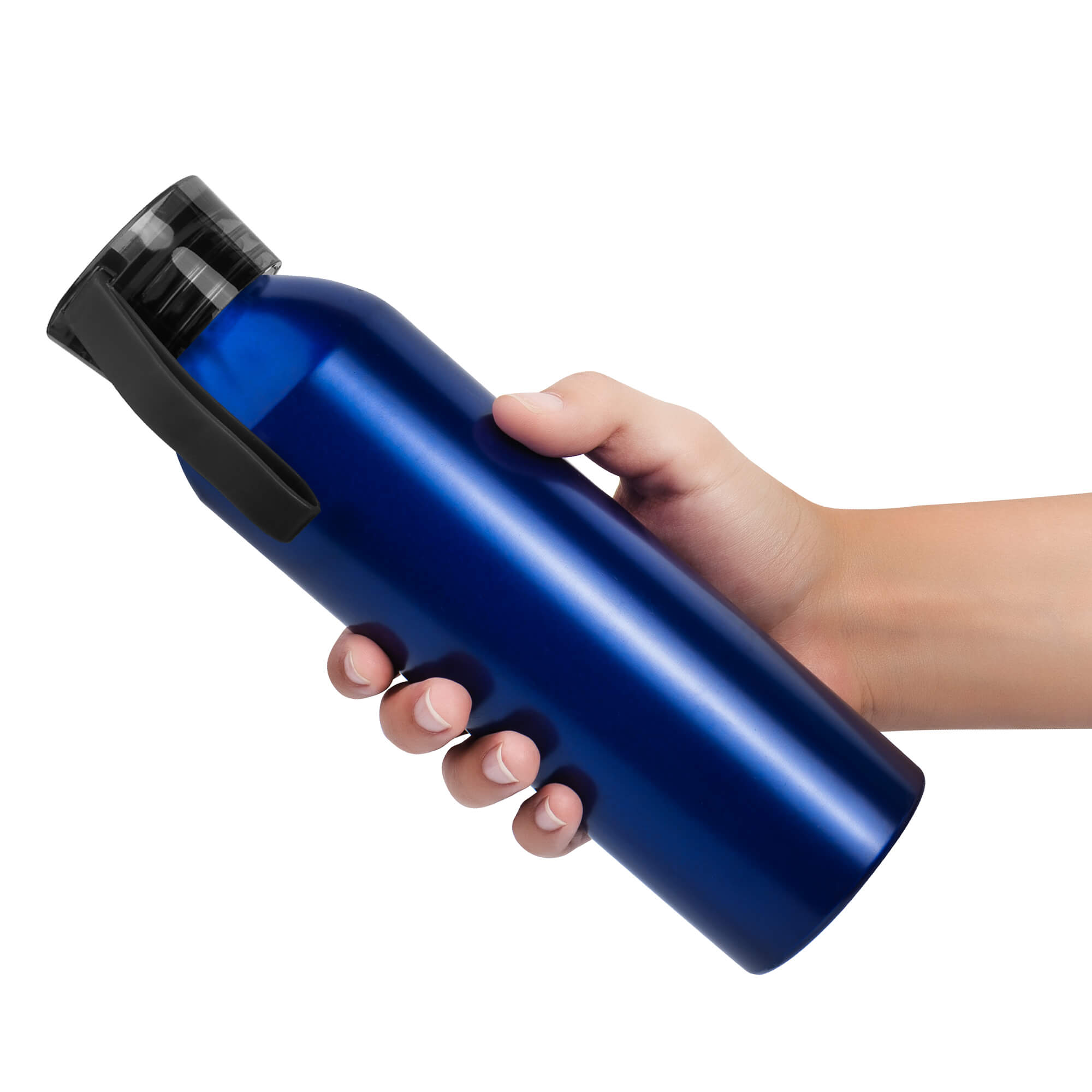 Бутылка для воды VIKING BLUE 650мл. Синяя с черной крышкой 6140.08