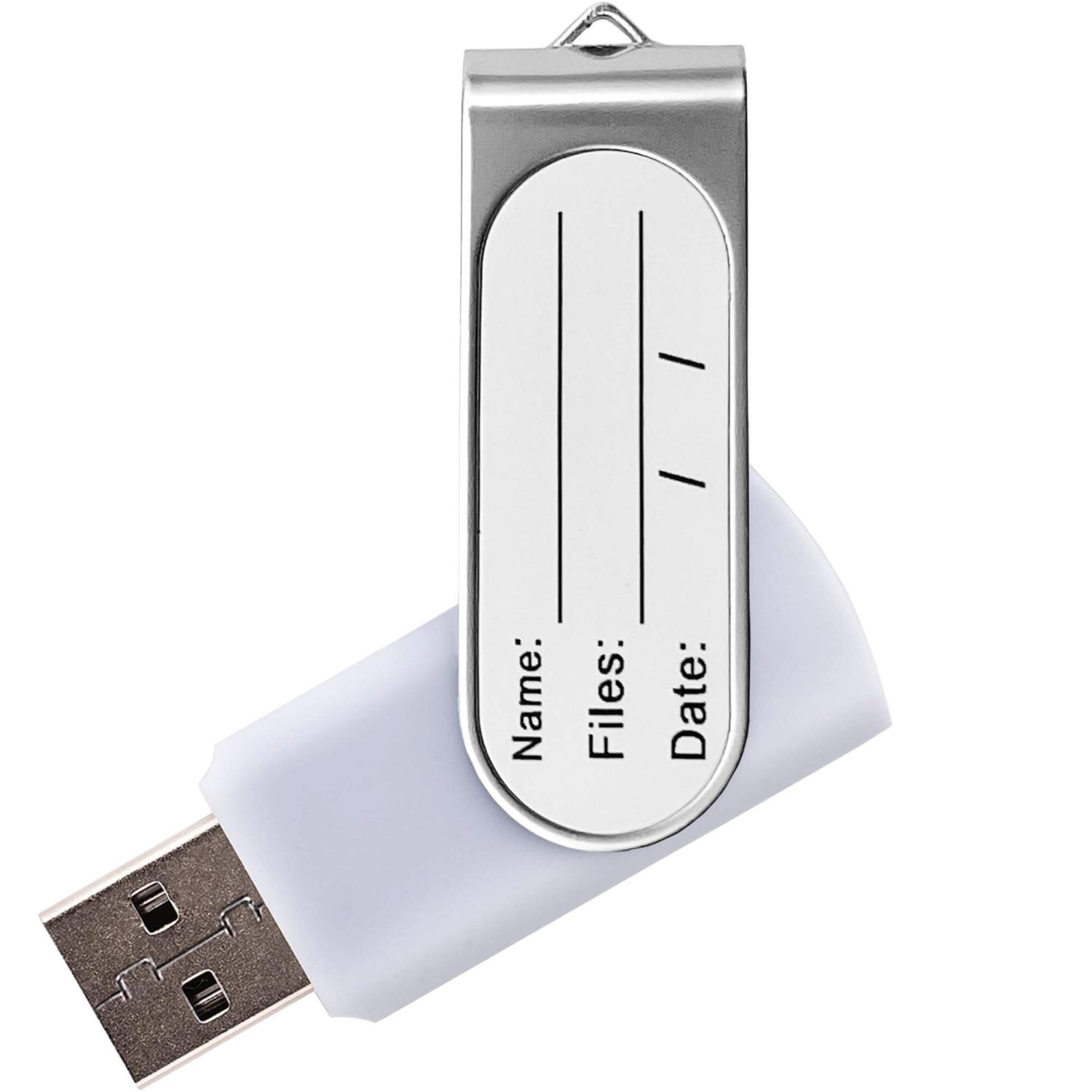 Флешка TWIST STICKER Белая 4110.07.32ГБ3.0