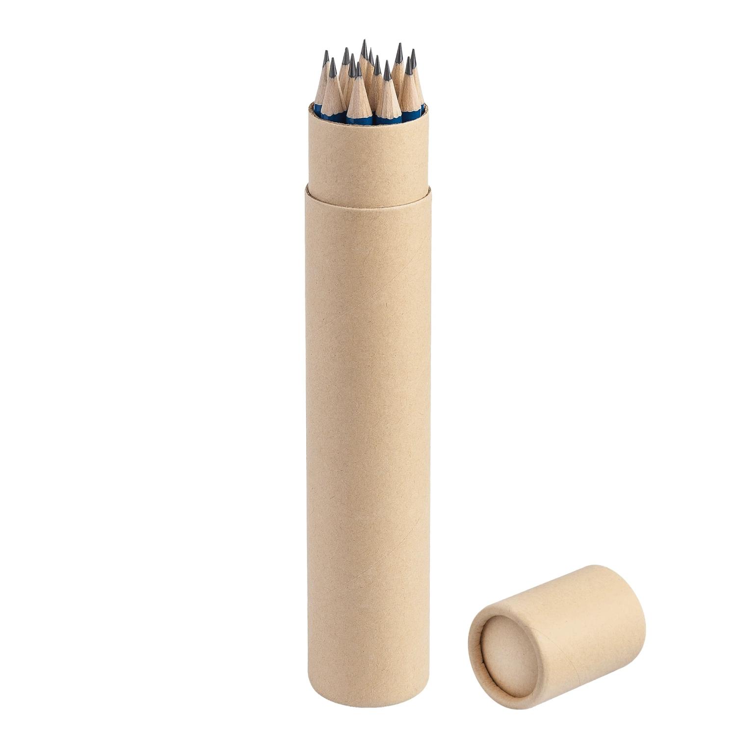 Набор FORTE с 12 карандашами синими WOOD COLOR