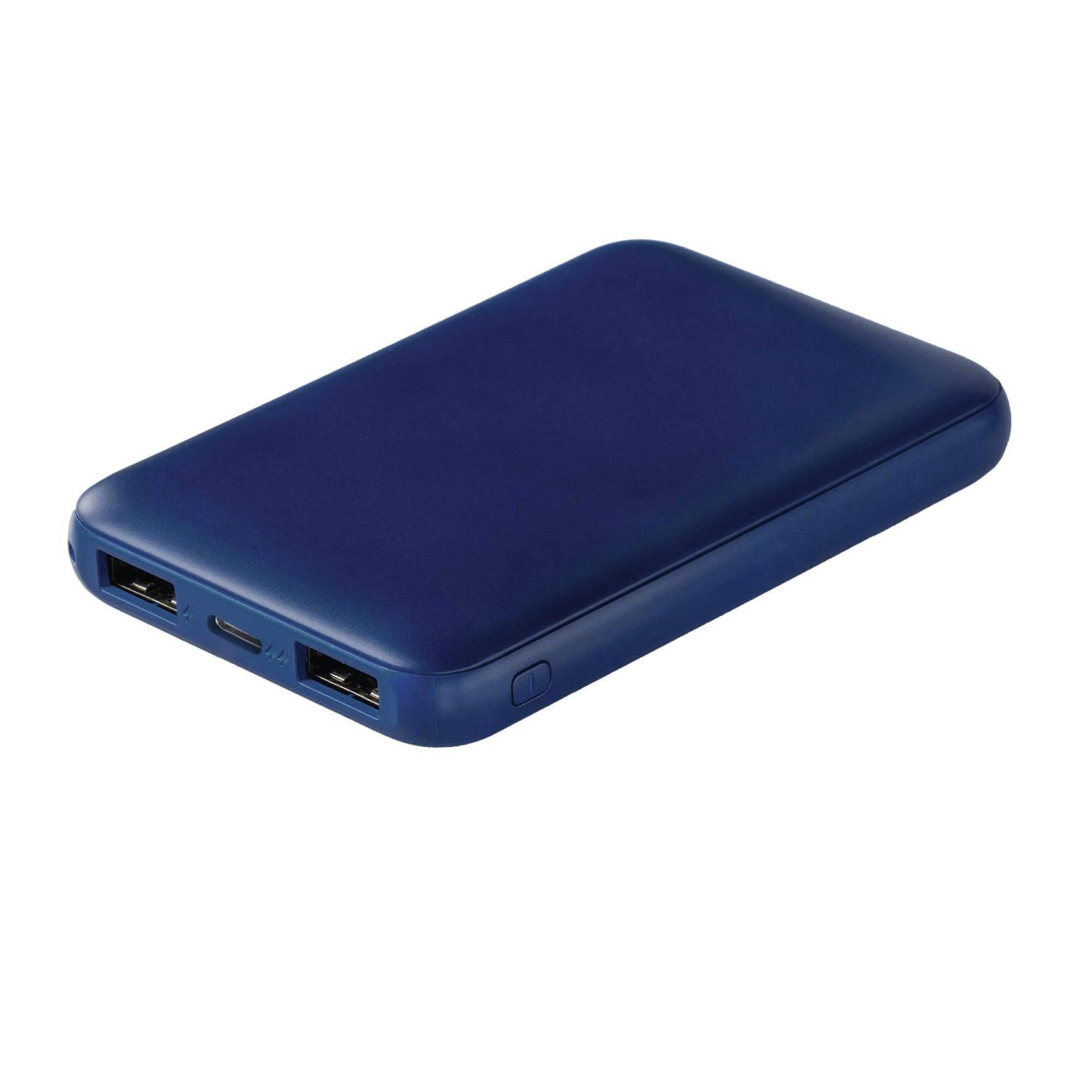Внешний аккумулятор WOW TYPE-C, 5000 мА·ч Темно-синий Pantone 2756C 5060.14