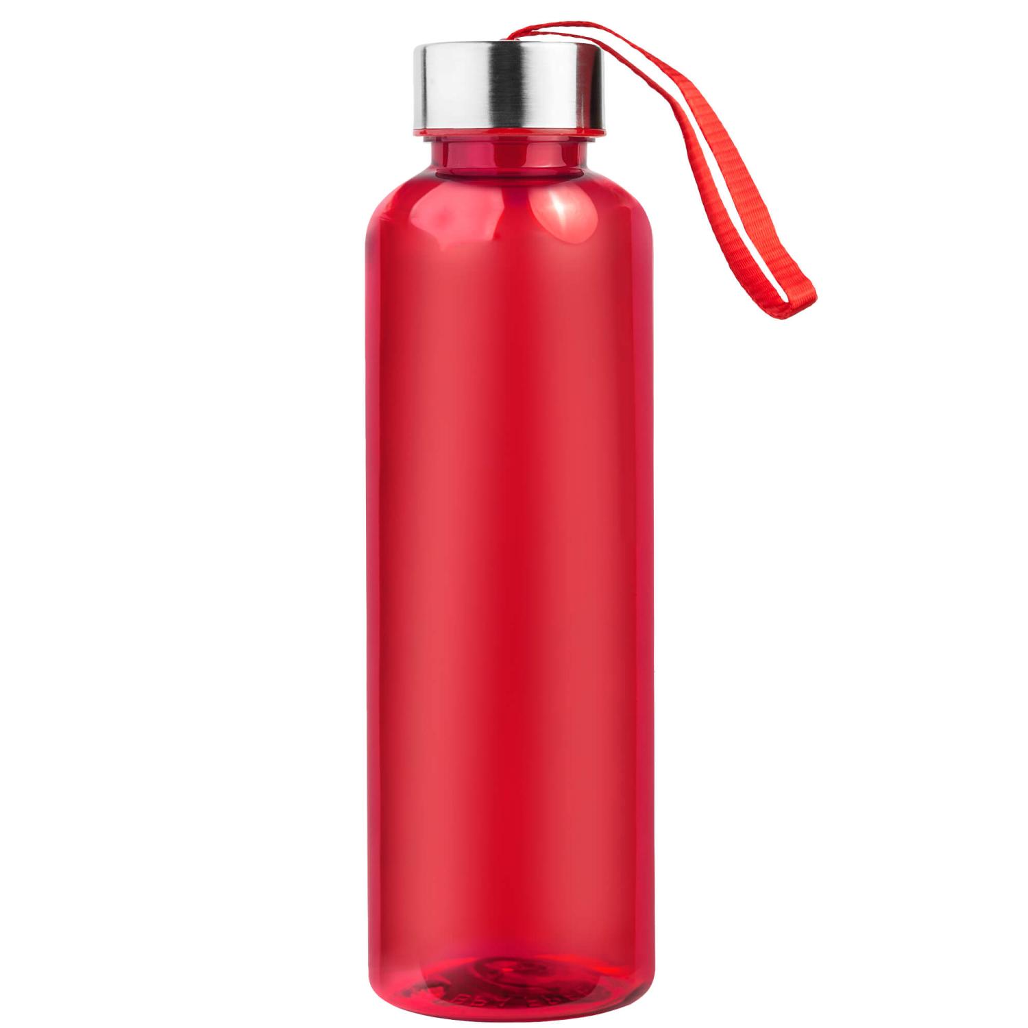 Бутылка для воды VERONA PET COLOR 550мл Красная с красным 6261.03