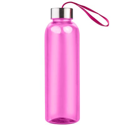 Бутылка для воды VERONA PET COLOR 550мл Розовая с розовым 6261.10