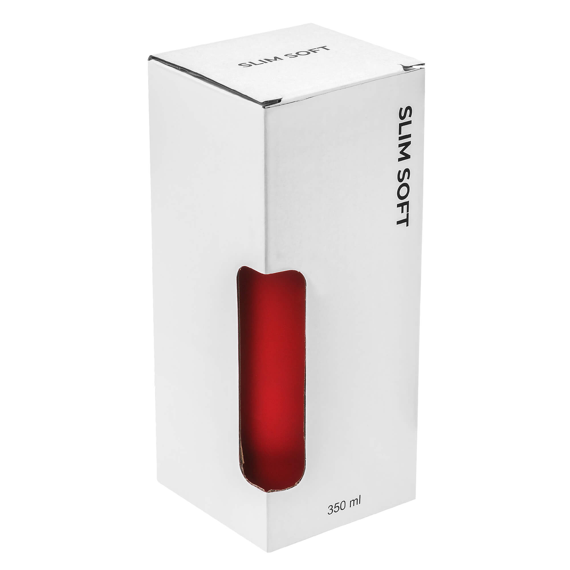 Термокружка SLIM SOFT COLOR 350мл. Красная 6030.03