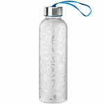 Бутылка для воды VERONA PET SOFT 550мл Белая с голубым 6262.07.12